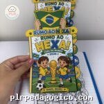 Mini livro copa do mundo