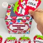 Caixa Morango da leitura