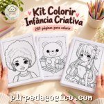 Kit Colorir Infância Criativa
