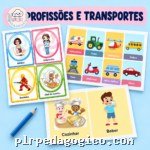 Kit Profissões e Transportes
