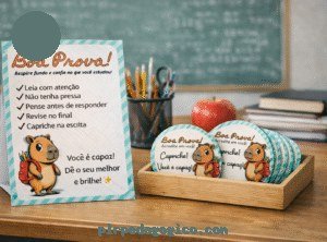 Kit Boa Prova – Display A4 + Cards Motivacionais
