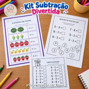 Kit Subtração Divertida