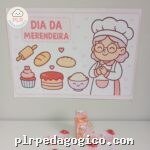 Painel Dia da Merendeira + Lembrancinhas