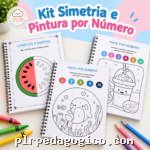 Kit Simetria e Pintura por Número