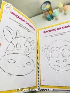 Apostila traçando os animais