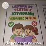 Leitura de Textos e Atividades V ou F