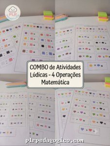 COMBO Atividades Lúdicas - 4 Operações Matemáticas