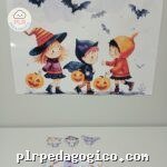 Painel Halloween Colorido + Mimos