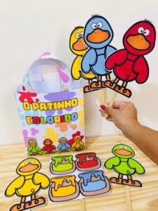 Sacola Musical Patinho Colorido