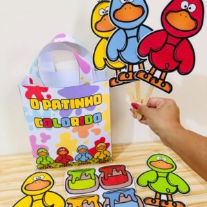 Sacola Musical Patinho Colorido