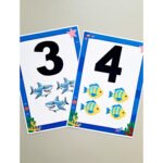 FREEBIE - Fundo do Mar Números na Parede
