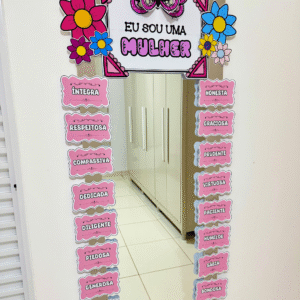 Decoração Espelho Dia da Mulher