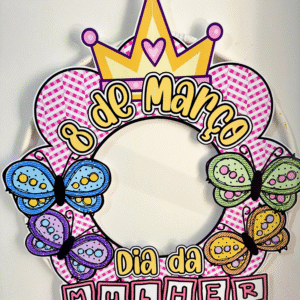 Decoração Bambolê Dia da Mulher