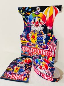 Dia do Circo - Avental + coroa + luva