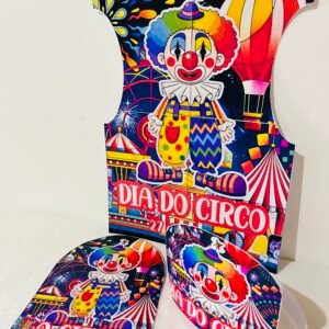 Dia do Circo - Avental + coroa + luva