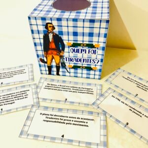 História na caixa tiradentes