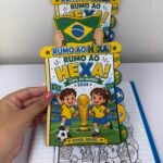 Mini livro copa do mundo