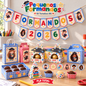 Kit Formatura ABC – Pequenos Formandos 2026