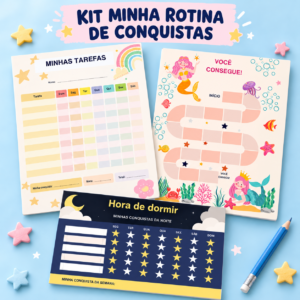 Kit Minha Rotina de Conquistas