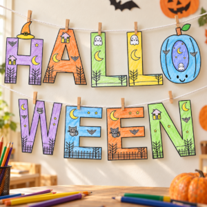 Varal Halloween – Alfabeto de A-Z