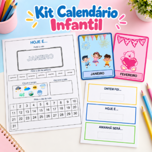 Kit Calendário Infantil